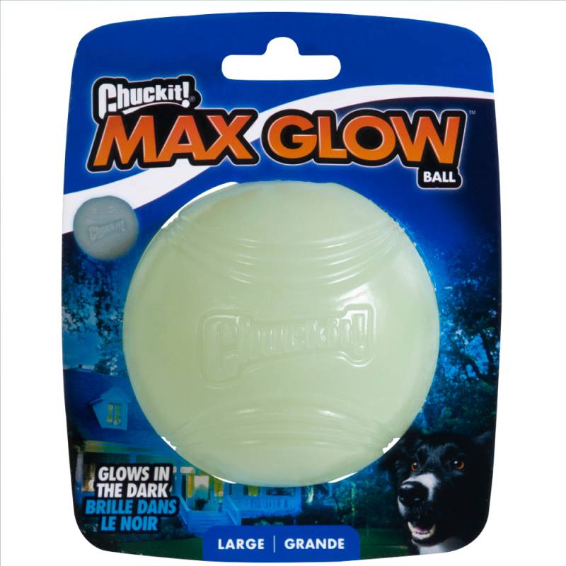 Chuckit! Max Glow Ball - Gr. L: Ø 7,6 cm von Chuckit!