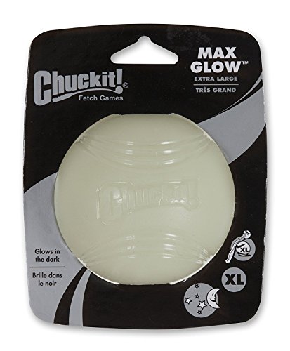 Chuckit! Max Glow Ball X-Large Ball - 3.5" Diameter - 1 Pack - Pack of 3 von Chuckit!