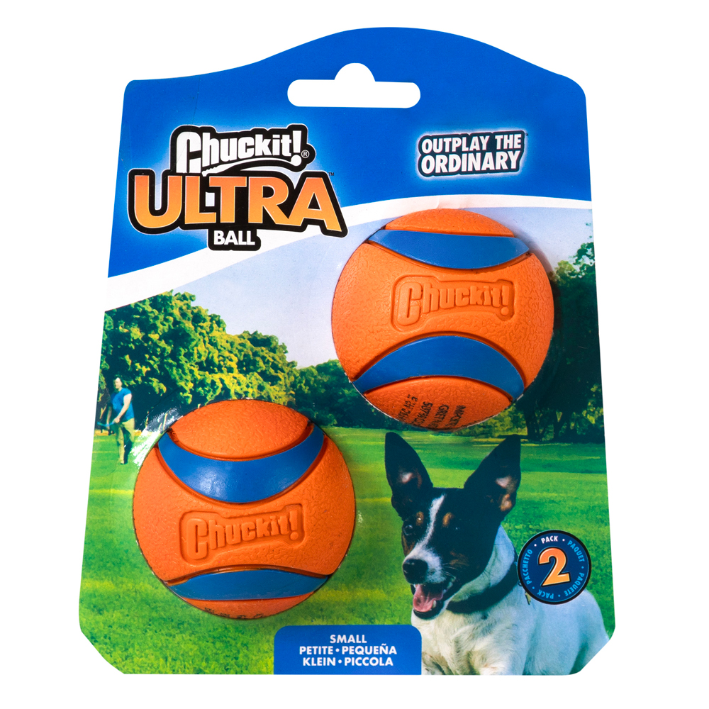 Chuckit! Ultra Ball - Größe S: 2 Stück, Ø 5,1 cm von Chuckit!