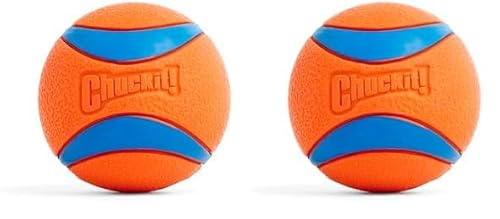 Chuckit! – Ultra Ball XLarge – 1 Jagdball für Hunde – Robuster und vielseitiger Ball – Ball der auf der Wasseroberfläche schwimmt – Kompatibel Launchern – 8,5 cm Durchmesser, Mehrfarbig von Chuckit!