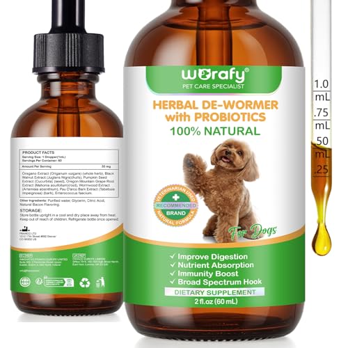 Natürliche Darmverteidigung für Hunde – Kräuterreinigung mit Wermut, Schwarznuss und Probiotika – Fördert Eine Gesunde Darmflora und Ein Gesundes Gleichgewicht – Fortschrittliche Breitbandformel, 60ml Natürliche Darmverteidigung für Hunde – Kräuterreinigung mit Wermut, Schwarznuss und Probiotika – Fördert Eine Gesunde Darmflora und Ein Gesundes Gleichgewicht – Fortschrittliche Breitbandformel, 60ml von CiAIplw