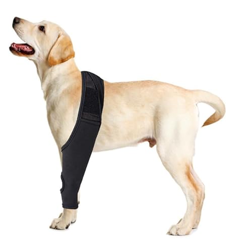 CiCixixi Hunde Kniebandage,Kniebandage für Hunde mit Kreuzbandverletzungen, Patellaluxation oder Arthrose,Hundebeinstützen Hinterbeine Recovery Sleeve Hund, L von CiCixixi