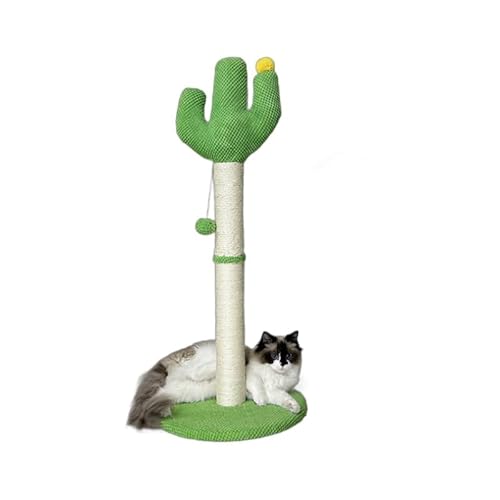 CiCixixi Katze Kratzbaum Kratzsäule Kratzstamm für Katzen, Kratzbäume Natürliche Sisal Seil Kratzer katzenbaum Cat Scratching Post Kratzkaktus Natürlicher Sisal Kratzstange Stabil,72 x 30 cm von CiCixixi