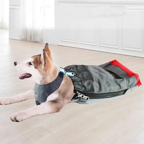 CiCixixi Schlepptasche, Haustier-Schutztasche,Hunde Gehhilfe Protect Bag,Hunde Hundetasche Schmerzlinderung für gelähmte Rückenbeine Haustiere Rehabilitation Schutz vor Lähmungen Verletzungen (L) von CiCixixi