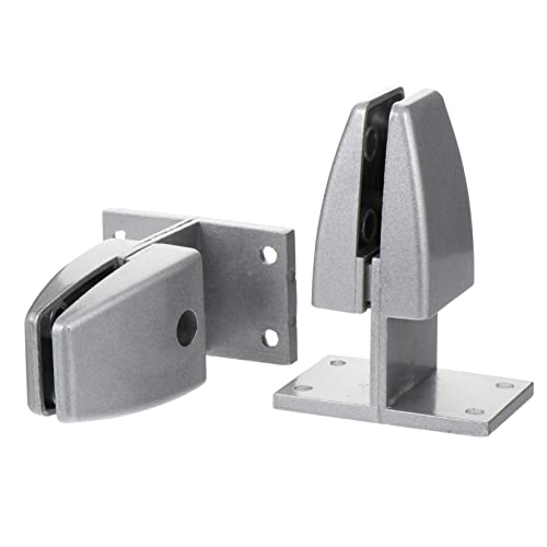 Ciieeo 2st Desktop-rahmenclip Paneelklemme Sichtschutzklammer Möbeltrennklemme Trennwandklemme Aus Metallglas Sichtschutzklemme Glas-Halter Aluminiumlegierung Bildschirmclip Schreibtisch von Ciieeo