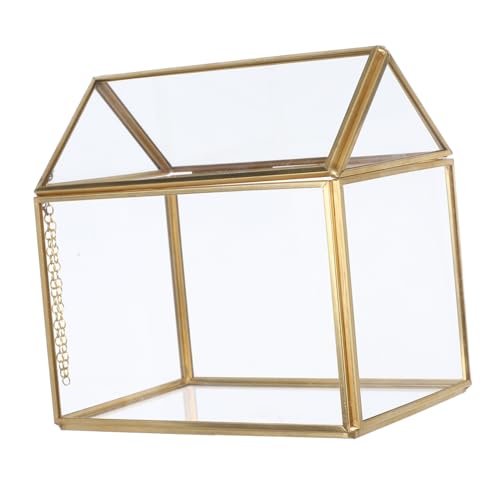 Ciieeo Geometrisches Terrarium mit Deckel Kreatives Haus Design Stabiles Mikrolandschaftliches Gewächshaus für Zimmerpflanzen Moos Luftpflanzen Dekorativer Tischaufsatz und Geschenkidee Ciieeo Geometrisches Terrarium mit Deckel Kreatives Haus Design Stabiles Mikrolandschaftliches Gewächshaus für Zimmerpflanzen Moos Luftpflanzen Dekorativer Tischaufsatz und Geschenkidee von Ciieeo