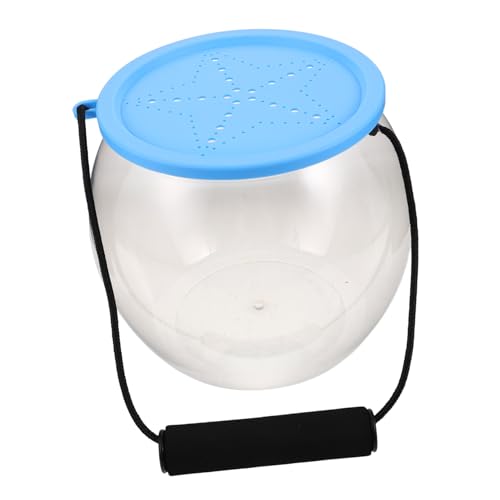 Ciieeo Transparenter Aquarien Eimer mit Deckel und Griff Robustes Aufzuchtbehältnis für Krabben Muscheln und Kleine Meerestiere Tragbares Hydroponik Pflanzengefäß für Strand und Outdoor Ciieeo Transparenter Aquarien Eimer mit Deckel und Griff Robustes Aufzuchtbehältnis für Krabben Muscheln und Kleine Meerestiere Tragbares Hydroponik Pflanzengefäß für Strand und Outdoor von Ciieeo