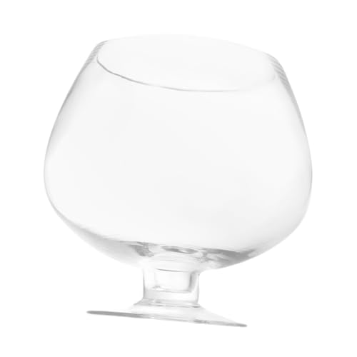 Ciieeo Transparenter Betta Fischtank Kleines Desktop Aquarium Goldfischschüssel Goblet Design Terrarium für Pflanzen und Fische Ciieeo Transparenter Betta Fischtank Kleines Desktop Aquarium Goldfischschüssel Goblet Design Terrarium für Pflanzen und Fische von Ciieeo