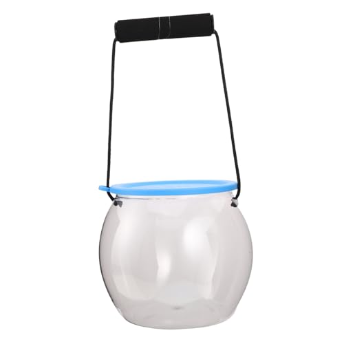 Ciieeo Transparenter Runder Fischtank mit Deckel und Stabilem Griff Tragbarer Aquarieneimer für Goldfische Widerstandsfähig gegen für Meerestiere und Outdoor Ciieeo Transparenter Runder Fischtank mit Deckel und Stabilem Griff Tragbarer Aquarieneimer für Goldfische Widerstandsfähig gegen für Meerestiere und Outdoor von Ciieeo