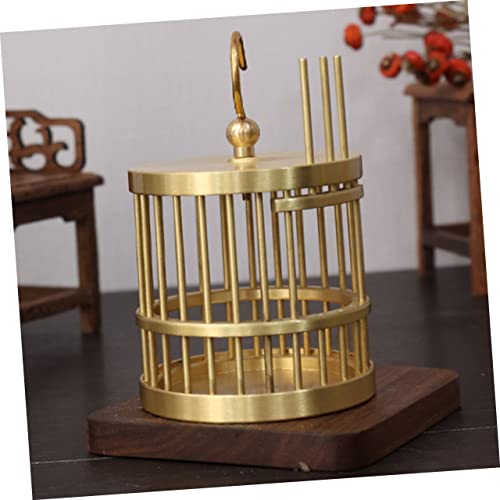 Ciieeo Vintage Messing Vogelkäfig Dekoration Retro Desktop Ornament für Wohnzimmer Büro Hotel Tischdeko Stabile Metallgestaltung Ciieeo Vintage Messing Vogelkäfig Dekoration Retro Desktop Ornament für Wohnzimmer Büro Hotel Tischdeko Stabile Metallgestaltung von Ciieeo