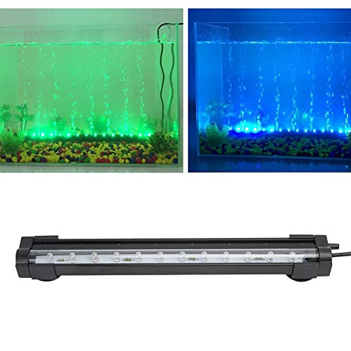 Cikonielf Aquarium Air Bubble Light Buntes LED Licht Aquarium Bar Lichter Aquarium Wasserpflanzen wachsen Lampe(DB-15 EU) von Cikonielf