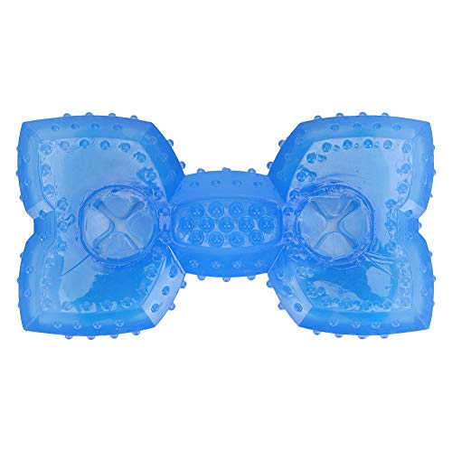 Cikonielf Kühlendes Hundespielzeug zum Kauen und Beißen Gefrierbares Haustier Ice Puzzle Cooling Toy Freeze Fetch Food Cooling Beißring Kauspielzeug für den Sommer von Cikonielf