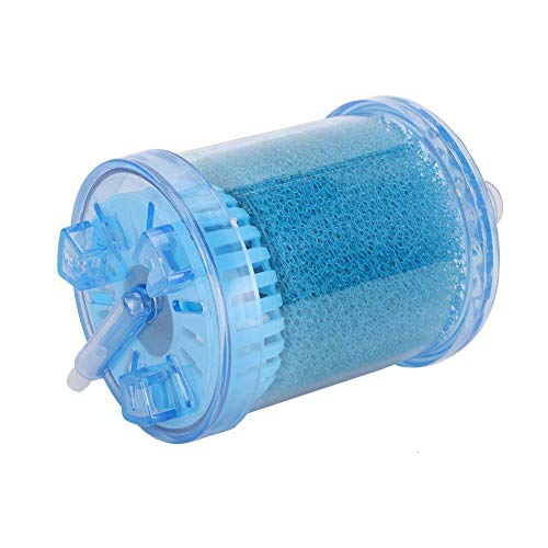 Cikonielf Pneumatischer Filter für Aquarium Kunststoff Aquarium Mini Pneumatischer Filter mit zunehmendem Sauerstoffgehalt und Saugnapf(T-23 groß) von Cikonielf