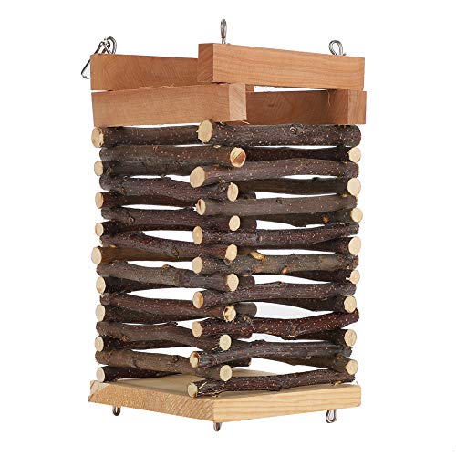 Holz Heuhaufen Kaninchen Heu Feeder Rack Kleintiere Heu Futter Futter Rack für kleine Haustiere Kaninchen Chinchillas Meerschweinchen Hamster Rennmaus von Cikonielf