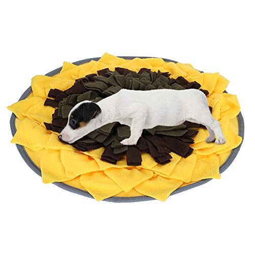 Hund schnüffelteppich Intelligenzspielzeug Puzzle Spielzeug Haustier Matte Hund Snuffle Mat Waschbar Faltbar Schnüffelrasen Trainingsmatte für Haustier Hunde Katzen von Cikonielf