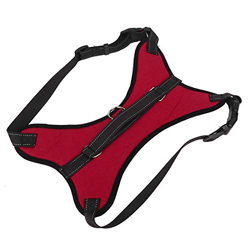 Hundegeschirr Verstellbar Brustgeschirr No Pull Geschirr Pet Weste Harness Pet Harness Weste Pet Safety Harness für Hundetraining Gehen(M) von Cikonielf