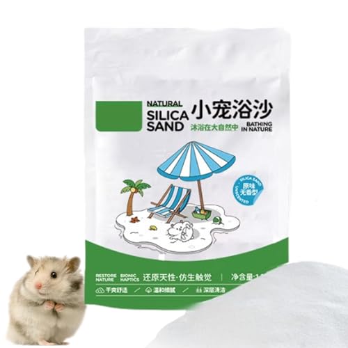 Cileznw Hamster No-Dust Potty Sand - Potty Sand Desert Sand No-Dust for Hamster | Hamster Bath Sand for Hamster, Gerbil, Chinchilla, Chinchilla, Other Small Rodents von Cileznw