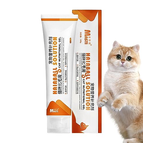 Cipliko Nährstoffpaste für Hunde | Tägliche Vitamin- und Mineralstoffunterstützung für Katzen - Cat Supplements & Vitami, Gel gegen Haarballen bei Katzen, unterstützt die allgemeine Immungesundheit von Cipliko