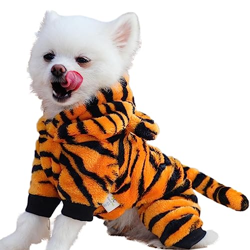 Cipliko Tigerkatze Halloween-Kostüm für Haustier-Cosplay-Requisiten,Verkleidungsset für Haustiere, Cosplay-Requisiten | für Halloween-Partyzubehör, Hundekostüme, Katzen-Cosplay-Kostü e von Cipliko