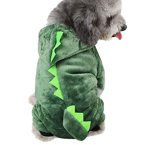 Tigerkatze Halloween-Kostüm für Haustier-Cosplay-Requisiten | Dinosaurier-Verkleidungsset für Katzen und kleine/mittlere Hunde | Katzen-Cosplay-Kostüme, Halloween-Partyzubehör, auch für Hunde von Cipliko