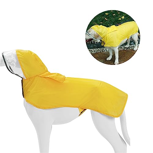 Cixilo Sicherheitsschuhe, reflektierender Streifen, Hunde-Regenmantel, praktisch, weich, mit em Design(HL) von Cixilo