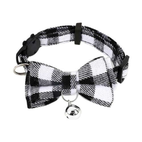 ClAZTyict B-Cute Katzenhalsband Kleine Welpen Katze Hund Halsbänder Schleife Kätzchen Halsband Bowknot Halskette mit Glöckchen für Hund Katze von ClAZTyict