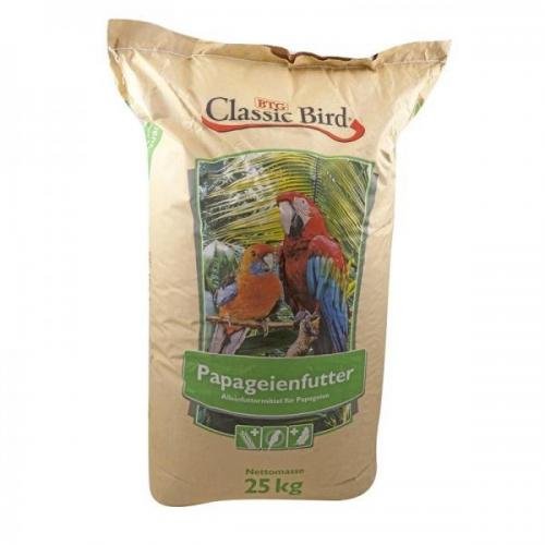 Classic Bird Papageienfutter Züchtermischung 25kg, Alleinfutter, Körnerfutter von Classic Bird