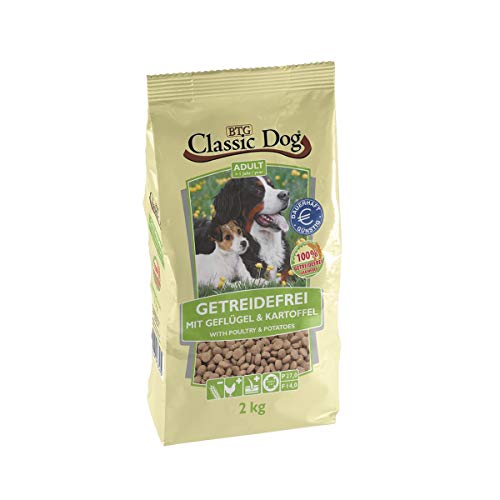 Classic Dog Geflügel & Kartoffel getreidefrei 2 kg - Sie erhalten 1 Packung/en; Packungsinhalt 2 kg von Classic Dog