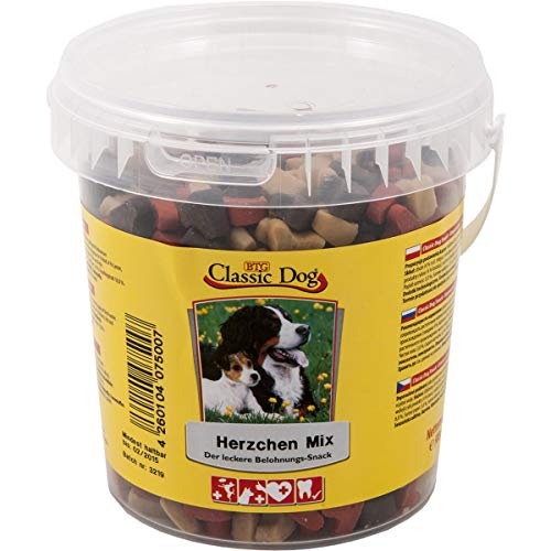 Classic Dog Herzchen-Mix 500 g - Eimer von CLASSIC ACCESSORIES