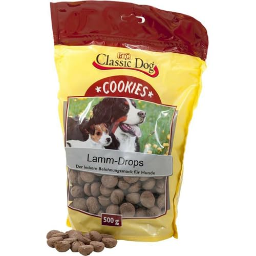 Classic Dog Snack Cookies Lamm-Drops | 500g Snack von Classic Dog