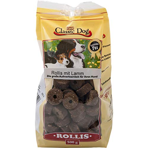 Classic Dog Snack Rollis 500 g Lamm von Classic Dog