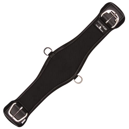 Classic Equine Feder Flex Roper Cinch, schwarz von Classic Equine