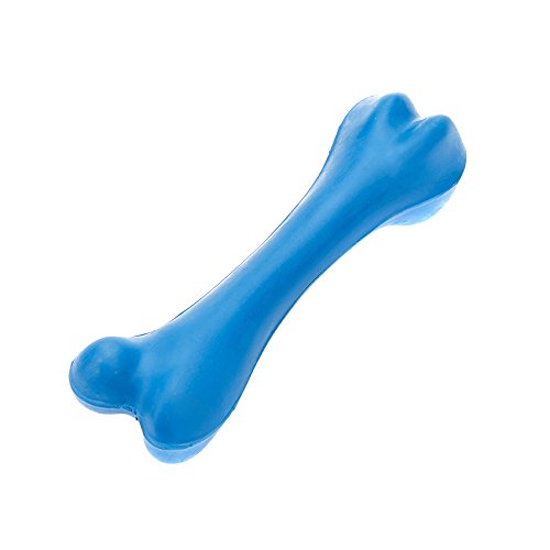 Classic Pet Products Spielknochen für Hunde, Gummi, robust, 200 mm, Blau von Classic Pet Products