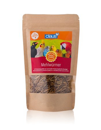 Claus Mehlwürmer Ziervögel 500 g von Claus