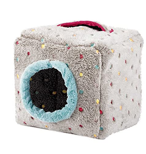 Clicitina Hut House Warm Cage Hamster Bed Bird für Papageienvögel zum Aufhängen von Haustierbetten/Matten Hds180 (Multicolor, S) von Clicitina