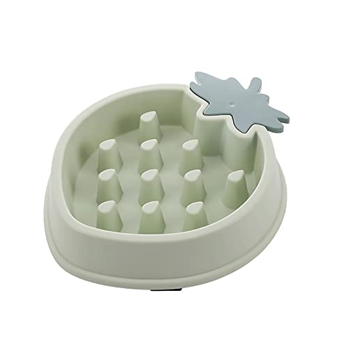 Clicitina Langsamer Fressnapf für Hunde, rutschfeste Puzzle-Schüssel, Schlucken, Pet Slower Food Feeding Dishes Hds237 (Green, One Size) von Clicitina