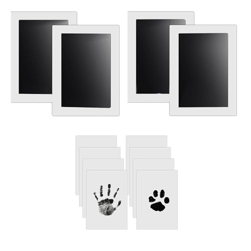 Closer Druckset für Hunde Katzen 4 Tintenlose Druckpads Touch Kit Nasendruck Stempelkissen für von Closer