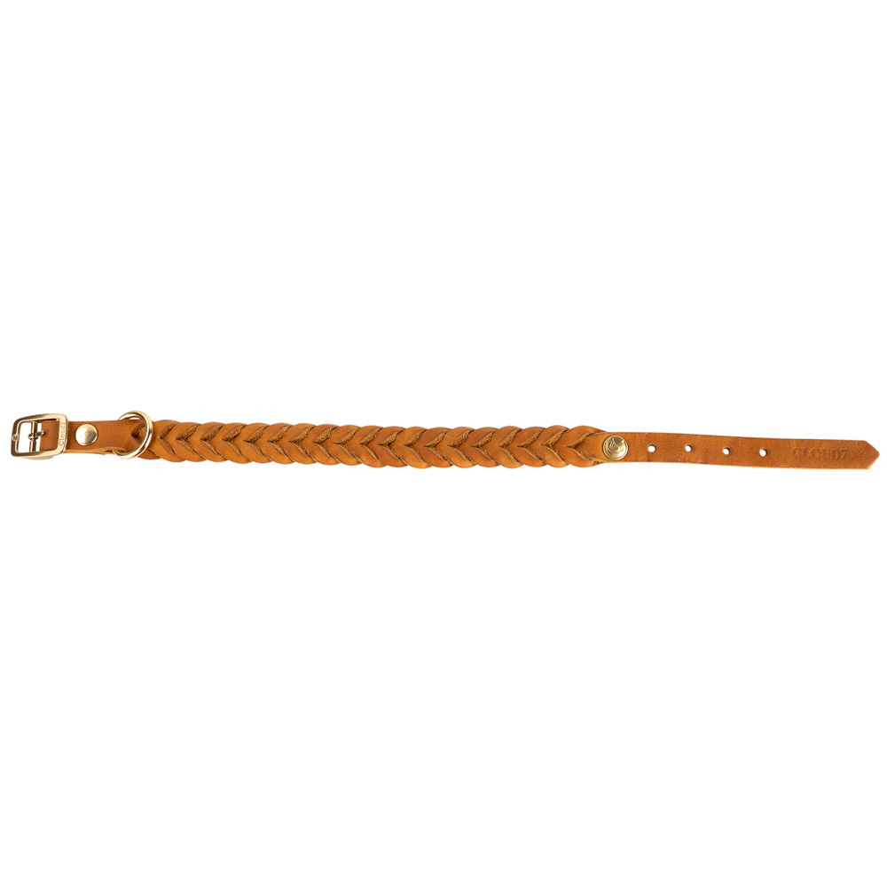 Cloud7® Hundehalsband Central Park camel-gold, Gr. M, Breite: ca. 2,3 cm, Halsumfang: ca. 34 - 40 cm von Cloud7®