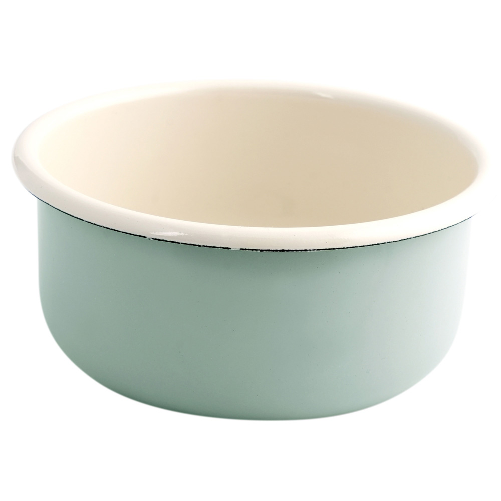 Cloud7® Hundenapf Emaille Granny pastell green, Gr. M, Höhe: ca. 8,5 cm, Durchmesser:  ca. 16 cm von Cloud7®