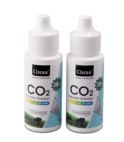 Clscea CO2-Indikator-Lösung für Aquarien, 60 ml von Clscea