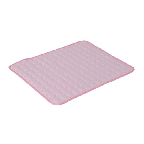 Cmis Kbei Kühlmatte für Hunde, Sommer, Kühlbett, extra groß für kleine und große Hunde, Haustierzubehör, Katze, strapazierfähige Decke, Sofa, Katze, Eiskissen-Decke (Rosa, XL 100 x 75 cm) von Cmis Kbei