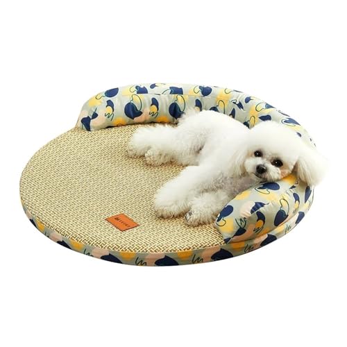 Cmis Kbei Sommer-Hundebett für kleine und mittelgroße Hunde, atmungsaktiv, kühlend, waschbar, Welpenbett, Zwinger, Haustierbedarf (40 cm) von Cmis Kbei