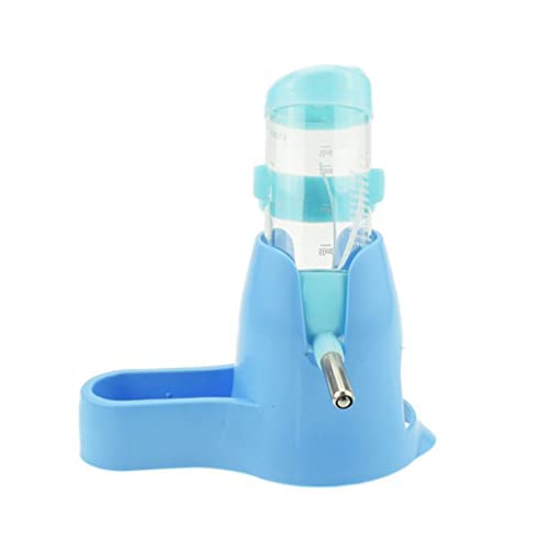 Cndiyald Hamster Wasserflasche Automatische Feeder Wasserfutterspender für kleine Tiere Meerschweinchen Ratte Kaninchen Zwerg Rennerei Blau Trinkbrunnen von Cndiyald