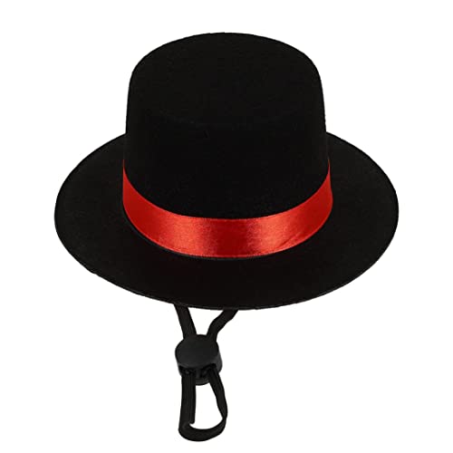 Cndiyald Haustier Top Hat Hunde Katzenhut Haustier Kostüm Hat einstellbares Stirnband für Katzen Hunde Welpe Haustiere Halloween Party Supplies (en) Halloween Dekoration von Cndiyald