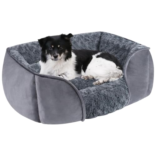 Cndiyald Hundebett 20x18x6 Rechteck kleines Hundebett mit abnehmbarem Plüschkissen -Wasch- und Hundesofa, Katzenbett von Cndiyald