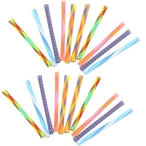 Cndiyald Pet Toy Cat Toy Spring Stick Interaktive Kätzchen Nylon Mesh Tube Teleskop Flexibler Spaß farbenfroh für PET 20pcs von Cndiyald