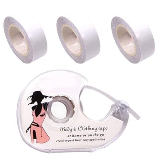 Cndiyald Unterwäsche Safe Tape Anti-Slip-Kleidung Klebeband transparent Anti-Blend-Aufkleber Anti-Sweat Unsichtbares Kleidband 4pcs von Cndiyald