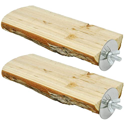 Cndiyald Holz für Vögel Papageikäfig Barsch, Holz für Vögel (2 Packungen) von Cndiyald