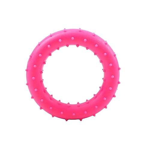 Hundekaute Haustier Kaut Gummi Pet Cat Round Welpe Spielen lustige Kauspielzeug süßer ungiftiger Training Hunde zufällige Farbe 1pc von Cndiyald