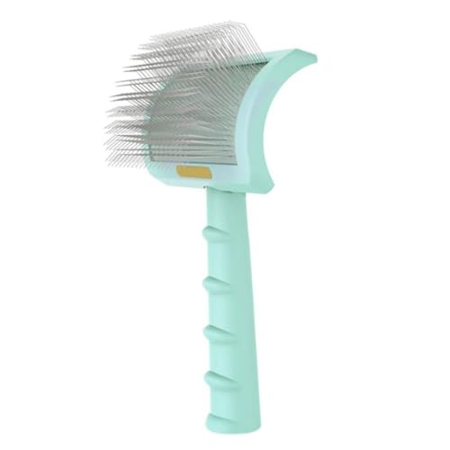 Hundepflegepinsel Slicker Pinsel Hundebürste Extra Long Pin Slicker Pinsel Katze Haarbürste Slicker Kamm für Haustier Deshedding entfernt Lange lose Haare Undertand (grün) von Cndiyald